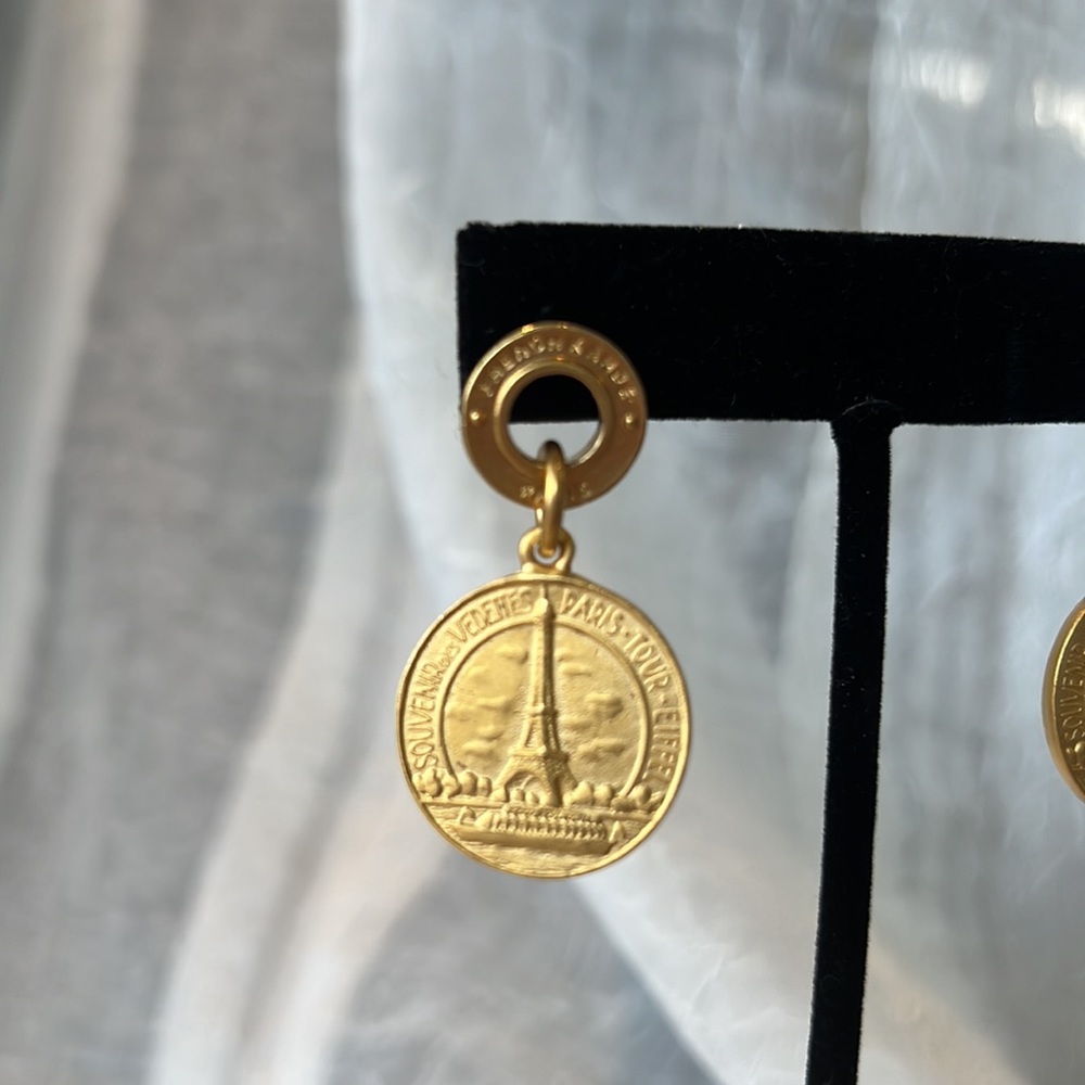 Designer French Kande Paris Earrings NWT